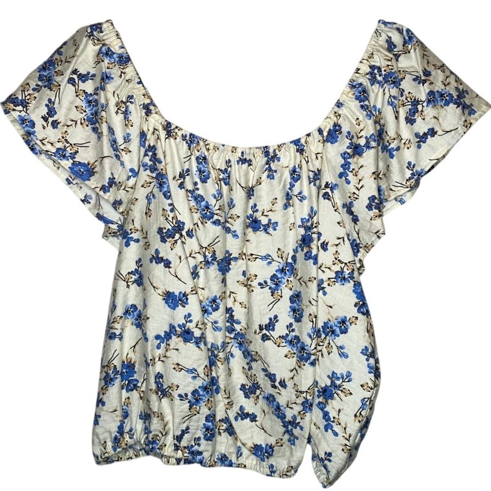 NWT - A New Day Women's XL Floral Off-Shoulder Blouse